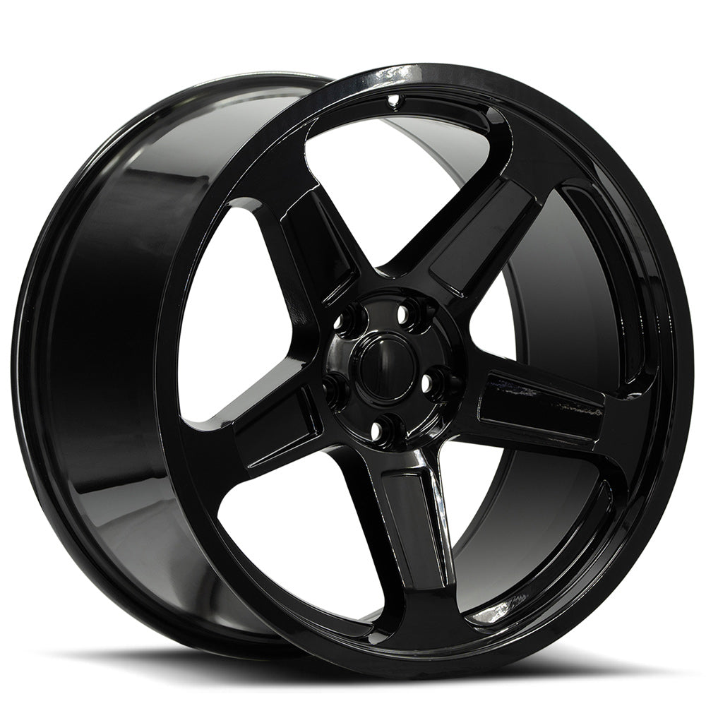 20x10.5 O.E. Revolution D-12 Gloss Black Wheel 5x115 (25mm)