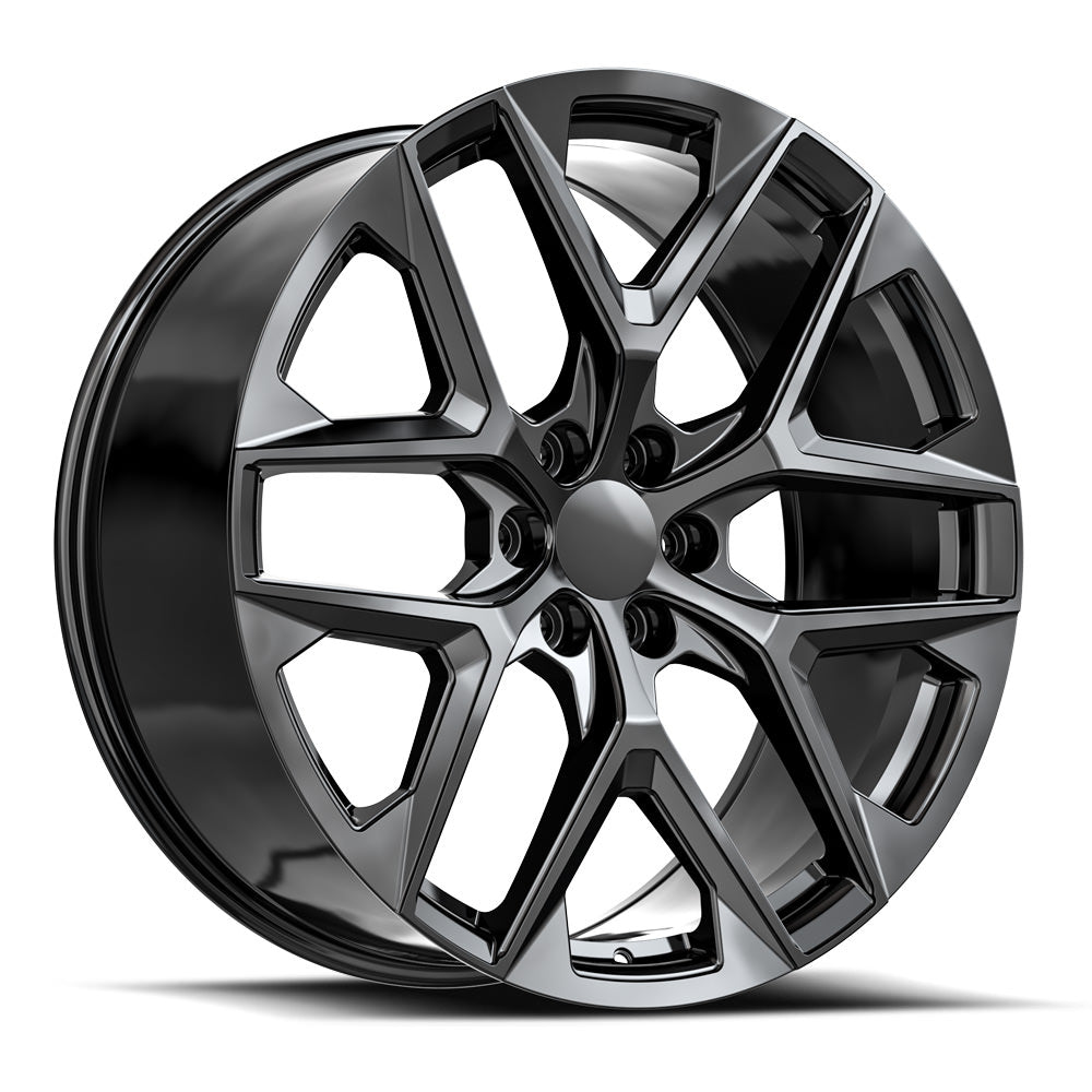 24x10 O.E. Revolution C-39 Gloss Black Wheel 6x5.5  (31mm)