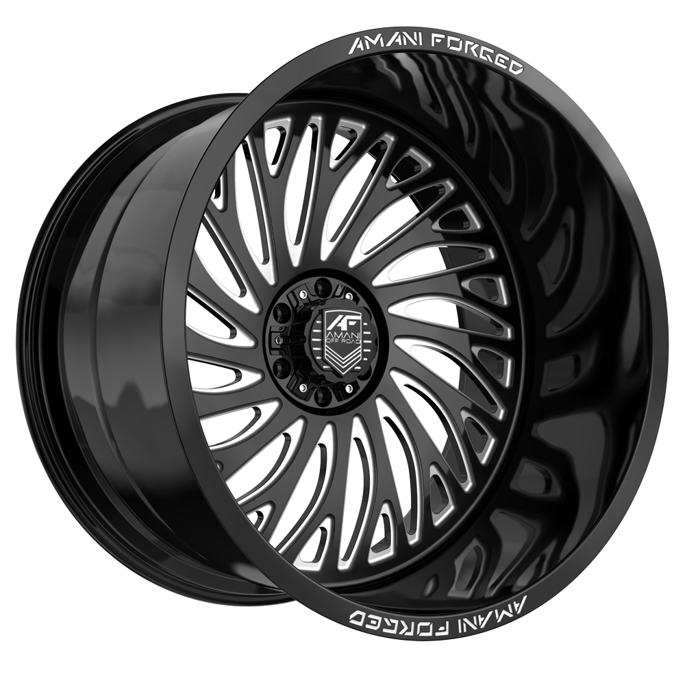 Amani VAMOS-R 24x14 8x Blank -76 Cb 125.2 Gloss Black & Milled