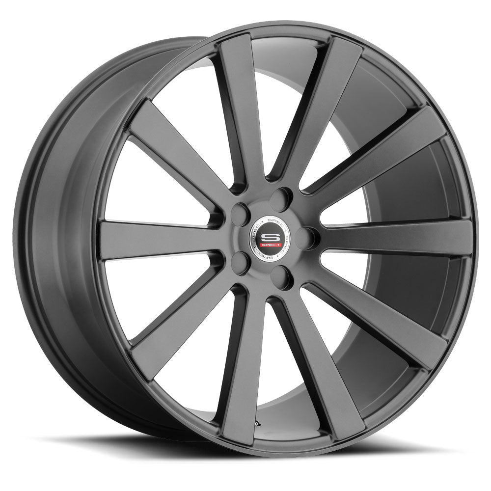 22x9 Spec-1 SPL-002 Titanium Wheel 5x4.25 (32mm)