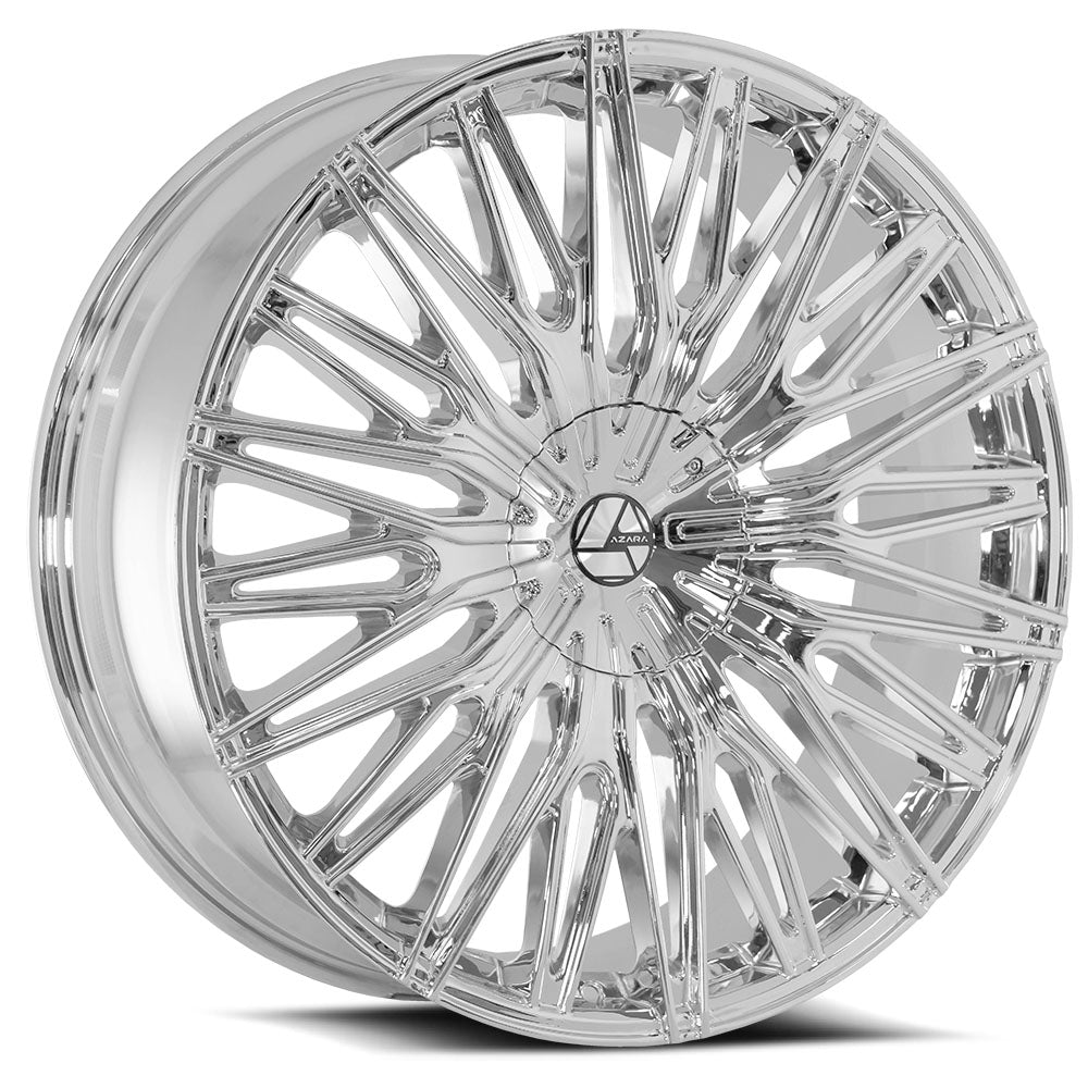 22x8.5 Azara AZA-522 Nano Chrome Wheel 5x112/5x4.5 (38mm)