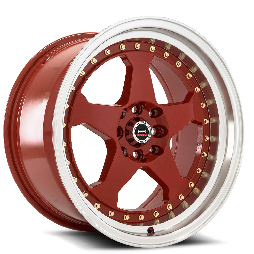 15x8 Spec-1 SPT-21 Gloss Red Wheel 4x100/4x4.5 (20mm)
