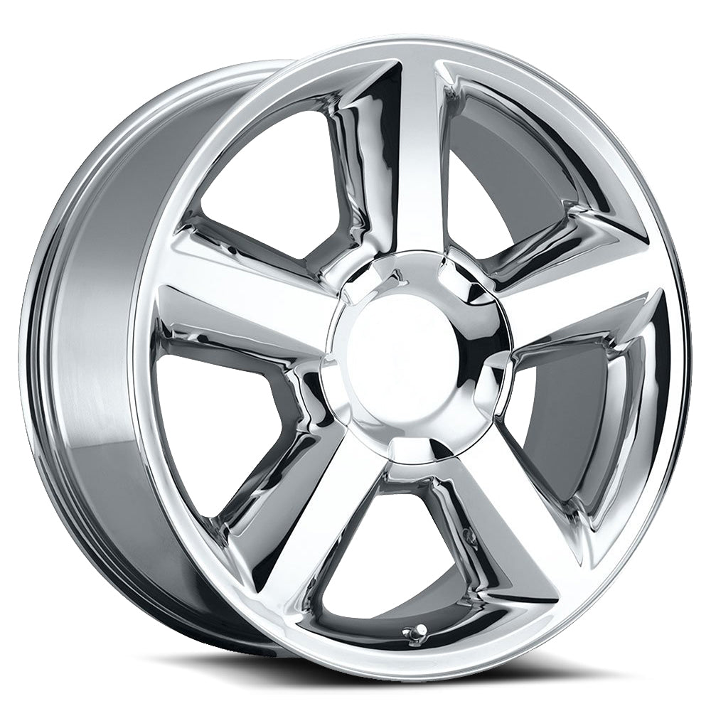 24x10 O.E. Revolution C-01 Chrome Wheel 6x5.5 (31mm)