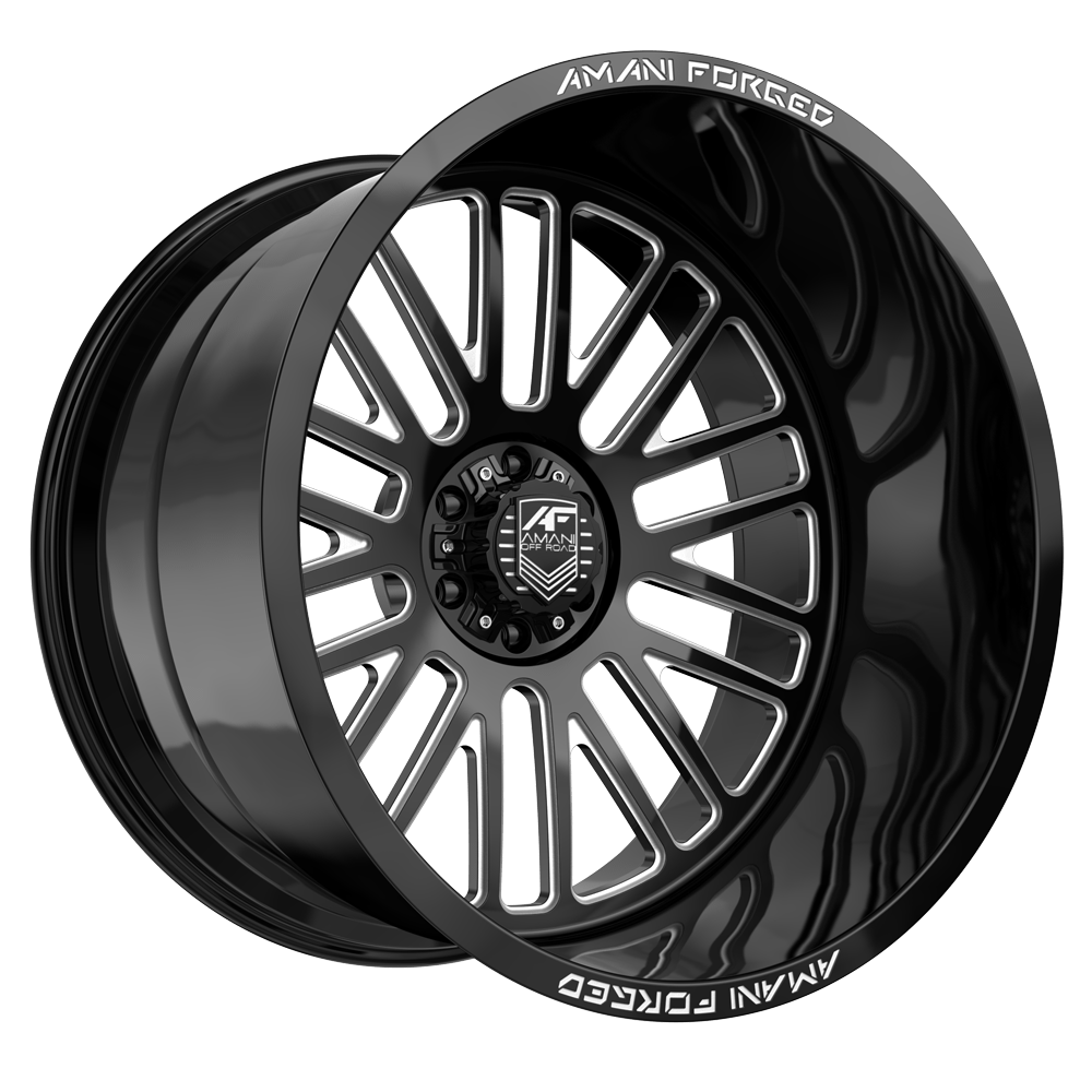 Amani BARIO 24x12 6x Pocketed Blank -44 Cb 78.1 Gloss Black & Milled