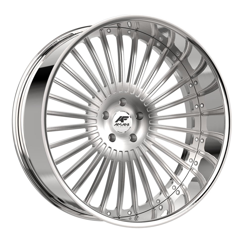 Amani Forged R.E.A.L. 22x9 5x Pocketed Blank +15 Cb 73.1 Brush Center Chrome Lip Standard Cap Flat Lip 3"  Amani Forged R.E.A.L. 22x10 Pocketed Blank +20 Cb 73.1 Brush Center Chrome Lip Standard Cap Round Lip 5"