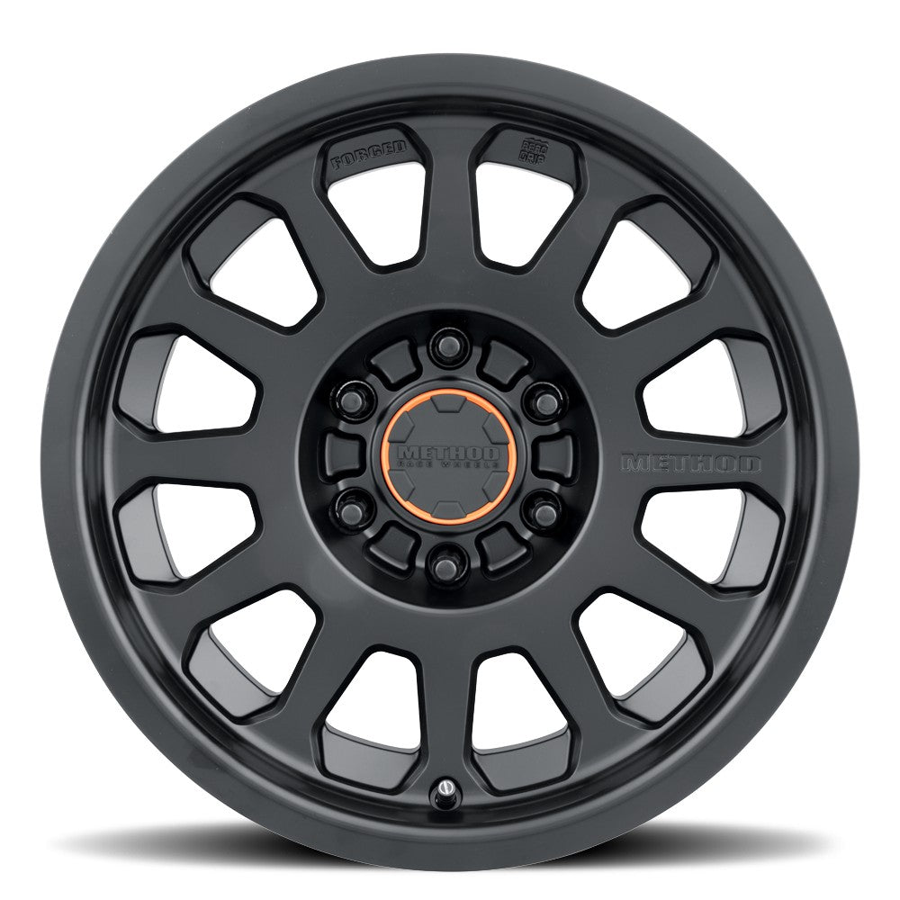 17x9 Method Race Wheels BLT100 Bead Grip FORGED Matte Black Wheel 6x5.5 (0mm)