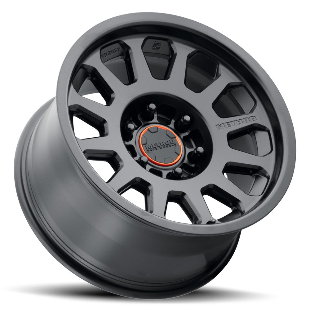 17x9 Method Race Wheels BLT100 Bead Grip FORGED Matte Black Wheel 6x5.5 (0mm)