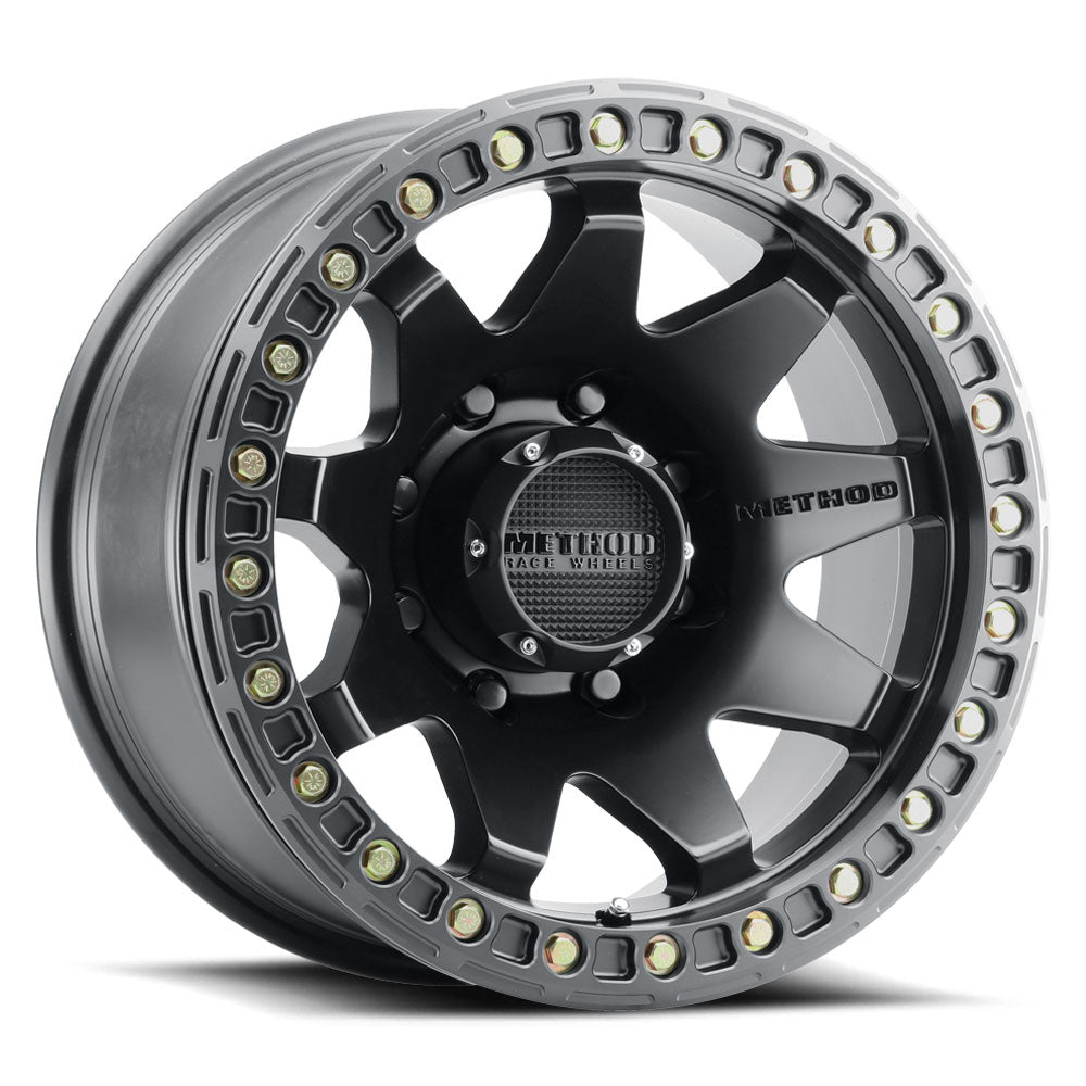 17x9 Method MR108 Matte Black BEADLOCK Wheel 8x170 (-44mm)