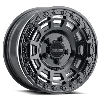 15x10 Method MR415 UTV BEADLOCK Matte Black W/ Gloss Ring Wheel 5x4.5 (25mm)