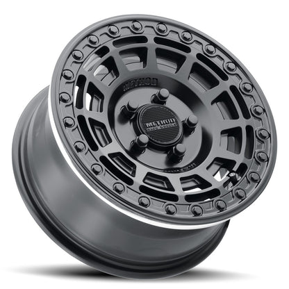15x10 Method MR415 UTV BEADLOCK Matte Black W/ Gloss Ring Wheel 5x4.5 (25mm)