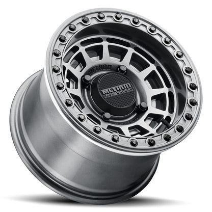 15x10 Method MR415 UTV BEADLOCK Graphite W/ Gloss Ring Wheel 4x156 (25mm)