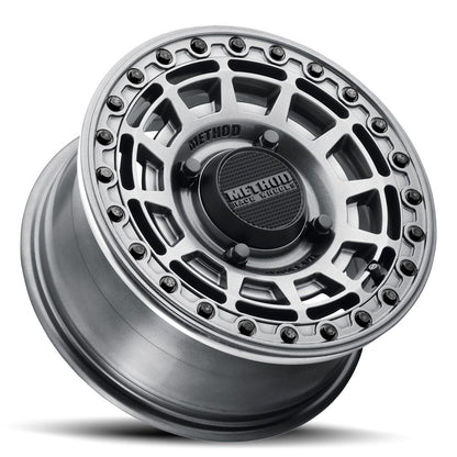 15x7 Method MR415 UTV BEADLOCK Graphite W/ Gloss Ring Wheel 4x156 (38mm)