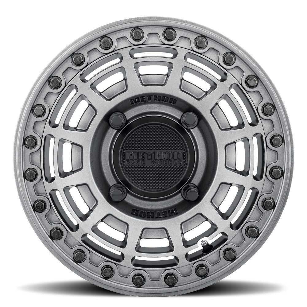 15x7 Method MR415 UTV BEADLOCK Graphite W/ Gloss Ring Wheel 4x156 (38mm)