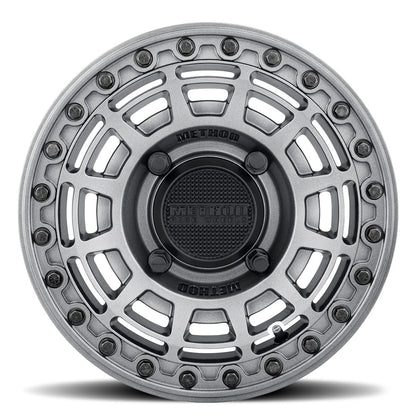 15x7 Method MR415 UTV BEADLOCK Graphite W/ Gloss Ring Wheel 4x156 (38mm)