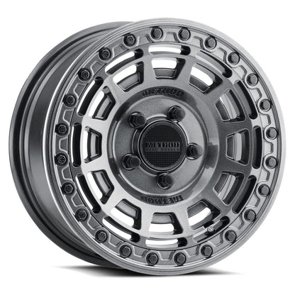 15x10 Method MR415 UTV BEADLOCK Graphite W/ Gloss Ring Wheel 5x4.5 (25mm)
