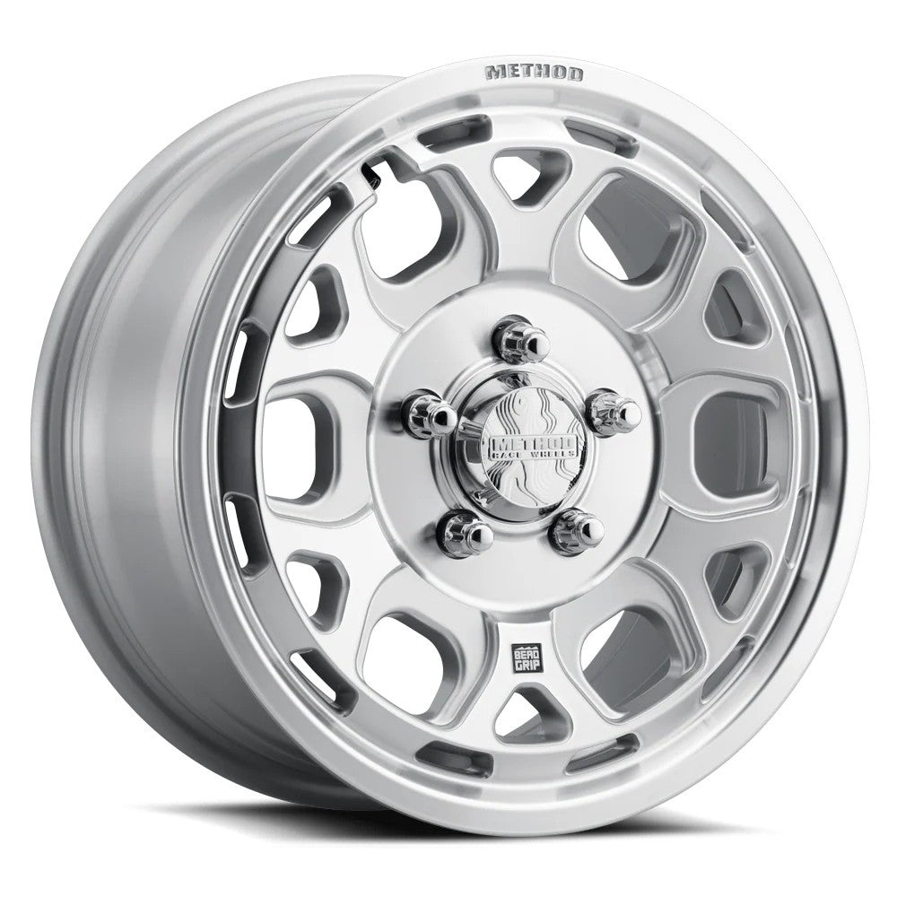 15x7 Method Race Wheels MR416 Bead Grip Machined Clr Coat UTV Wheel 5x4.5 (55mm)