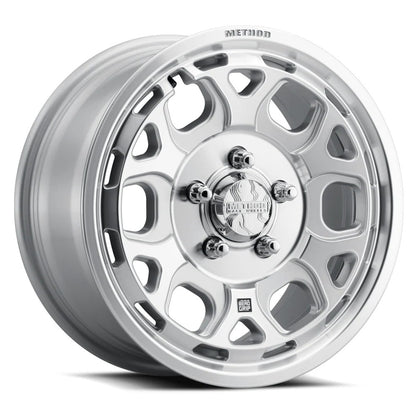 15x7 Method Race Wheels MR416 Bead Grip Machined Clr Coat UTV Wheel 5x4.5 (55mm)
