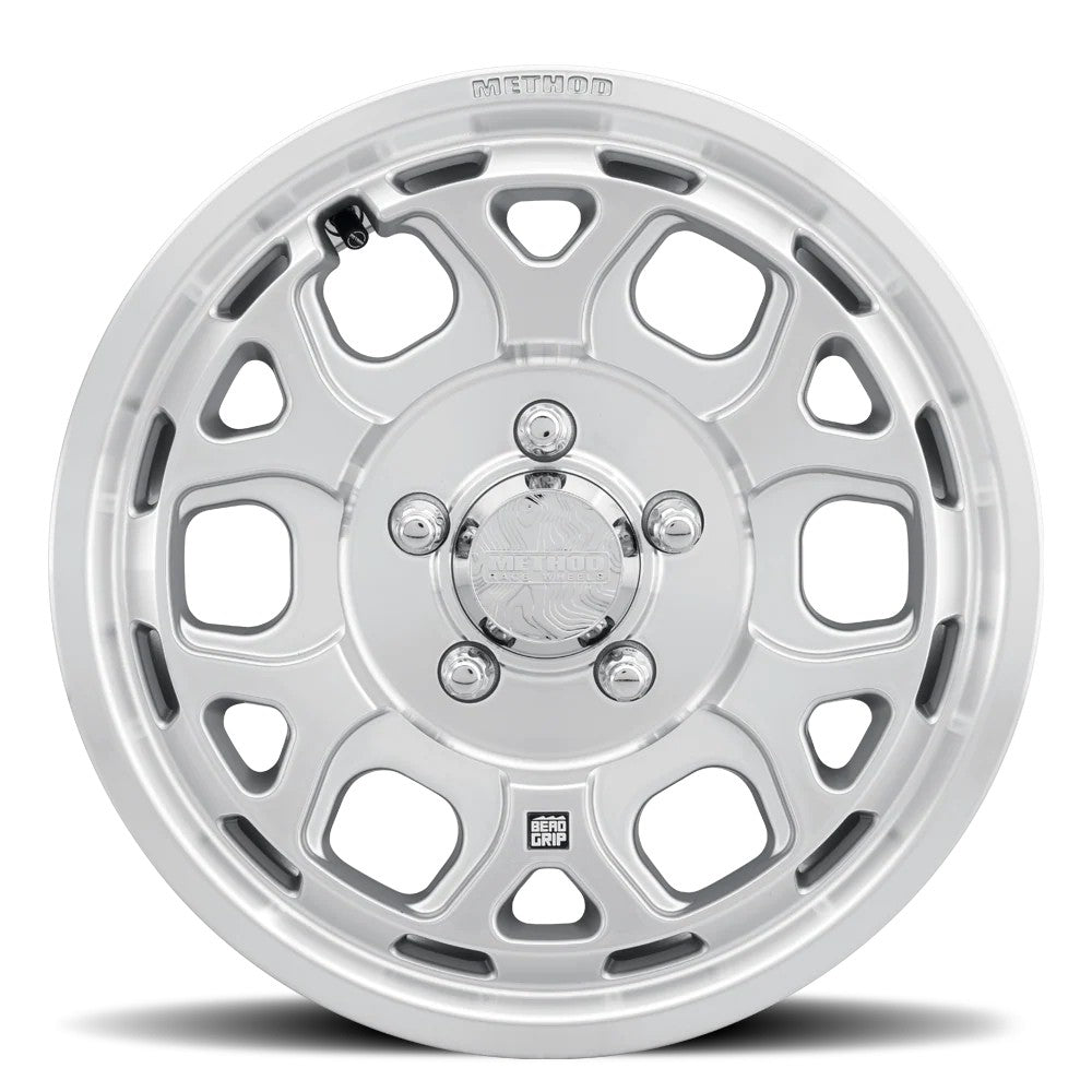 15x7 Method Race Wheels MR416 Bead Grip Machined Clr Coat UTV Wheel 5x4.5 (55mm)