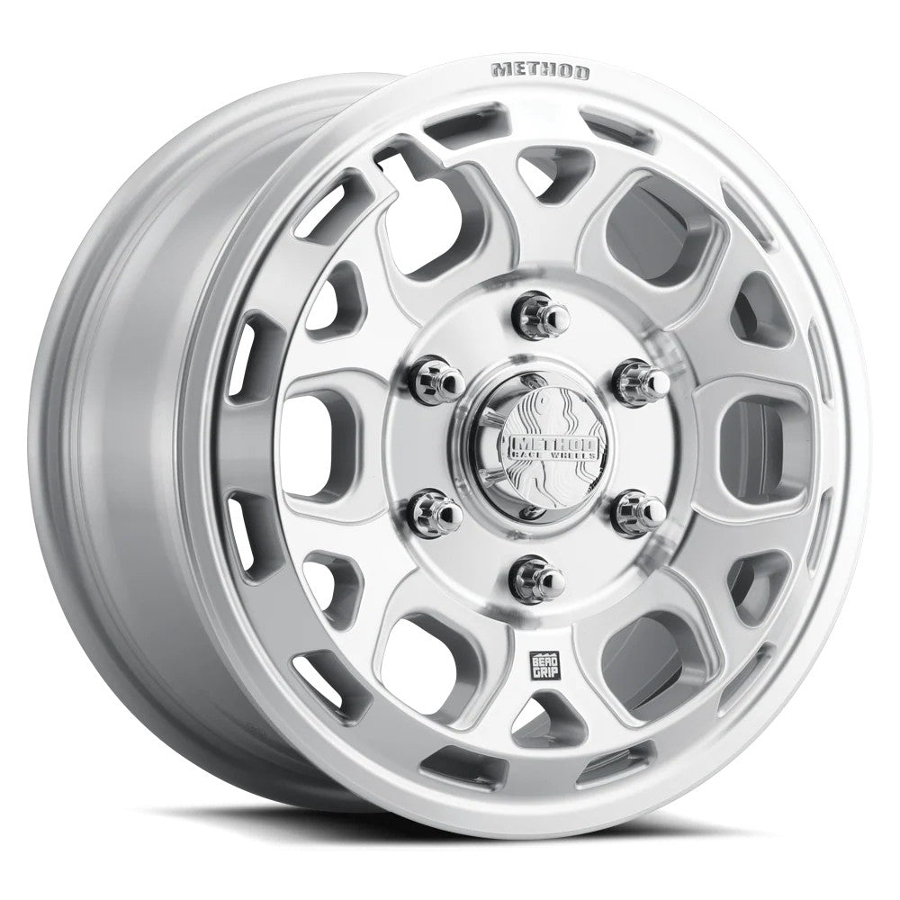 15x7 Method Race Wheels MR416 Bead Grip Machined Clr Coat UTV Wheel 6x5.5 (74mm)