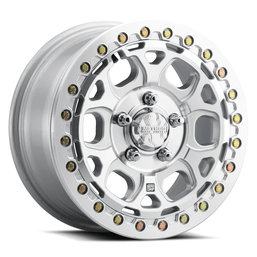 15x7 Method Race Wheels MR416 Machined Clr Coat BEADLOCK UTV Wheel 5x4.5 (55mm)