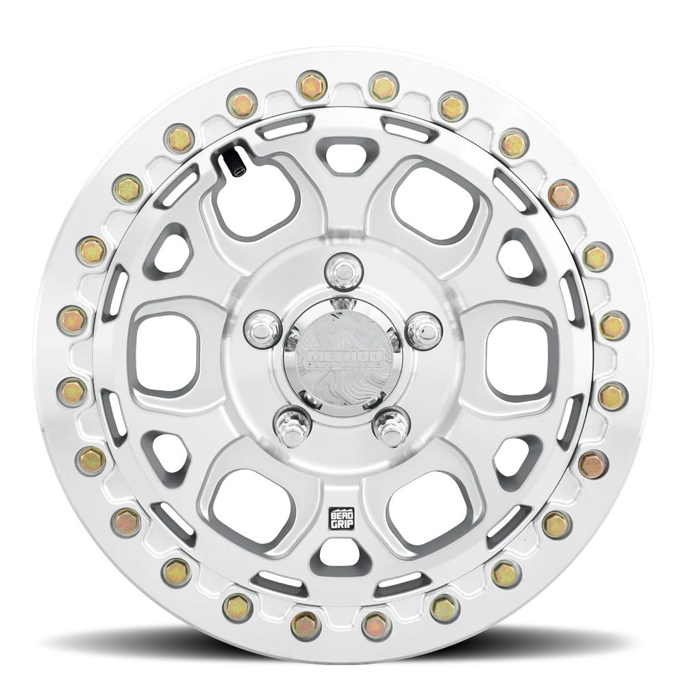 15x7 Method Race Wheels MR416 Machined Clr Coat BEADLOCK UTV Wheel 5x4.5 (55mm)
