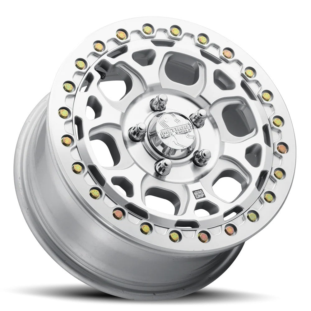 15x7 Method Race Wheels MR416 Machined Clr Coat BEADLOCK UTV Wheel 5x4.5 (55mm)