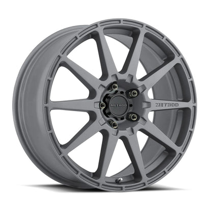 17x8 Method MR501 Rally Titanium Wheel 5x100 (42mm)