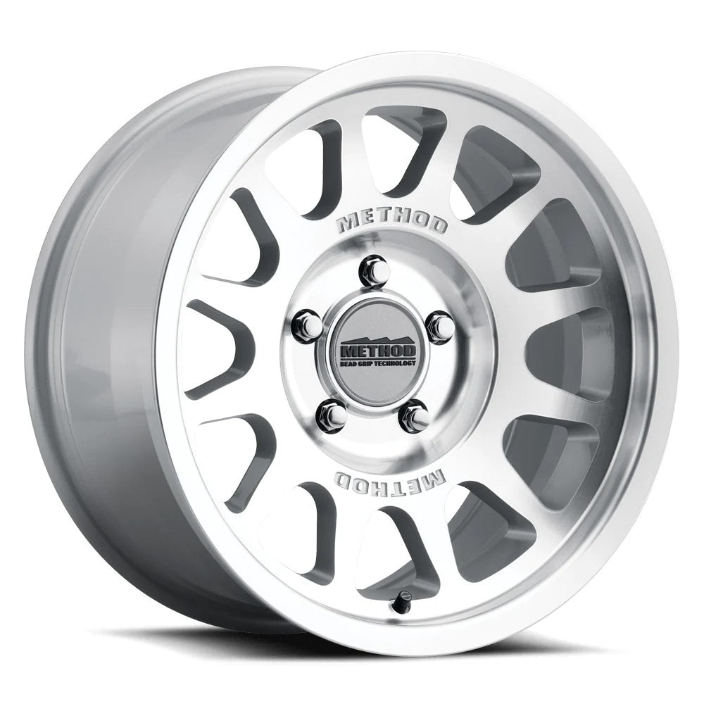 17x8.5 Method 703M Bead Grip Machined - Clear Coat Wheel 5x5 (0mm)