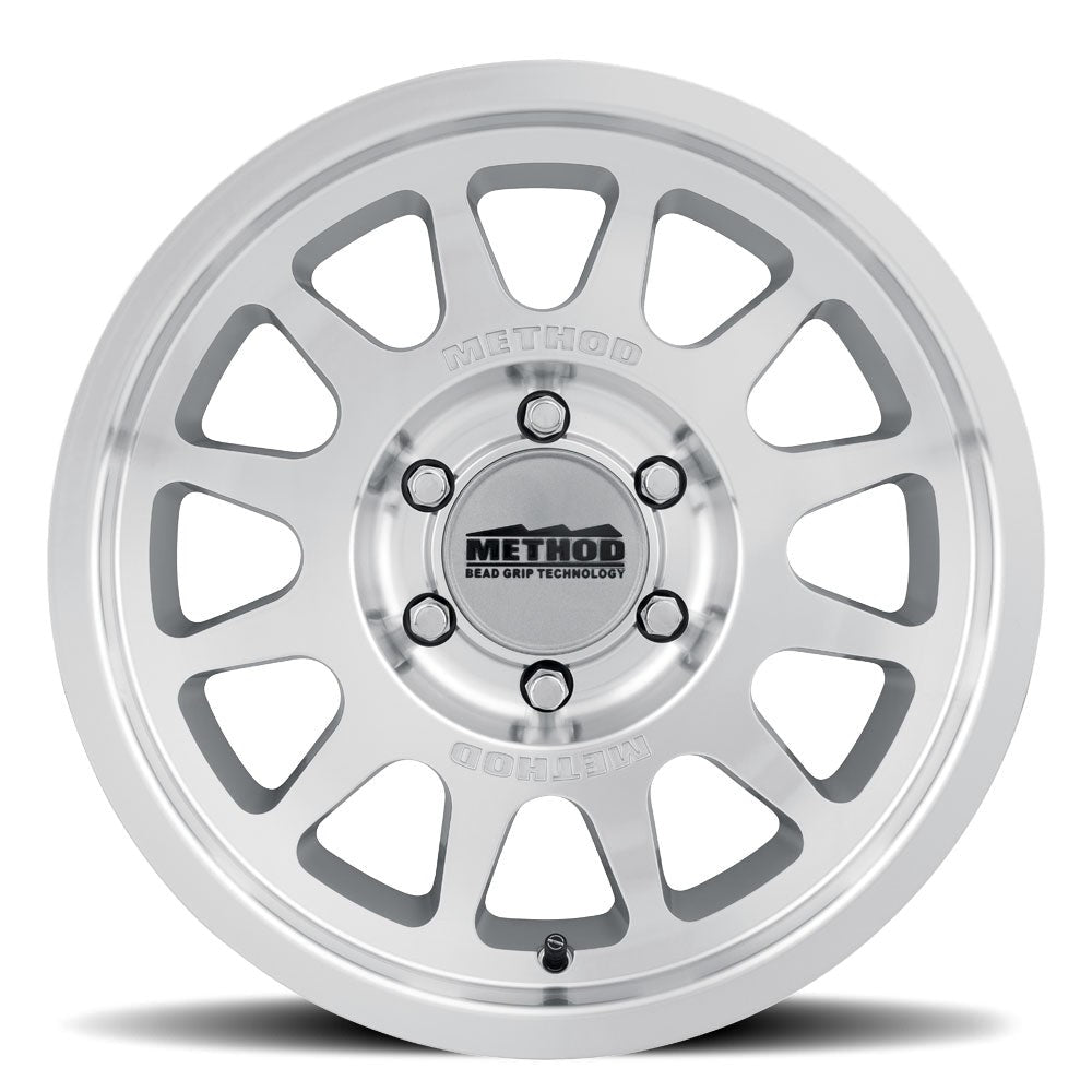 18x9 Method Race Wheels MR703 Bead Grip Machined - Clear Coat Wheel 6x135 (12mm)