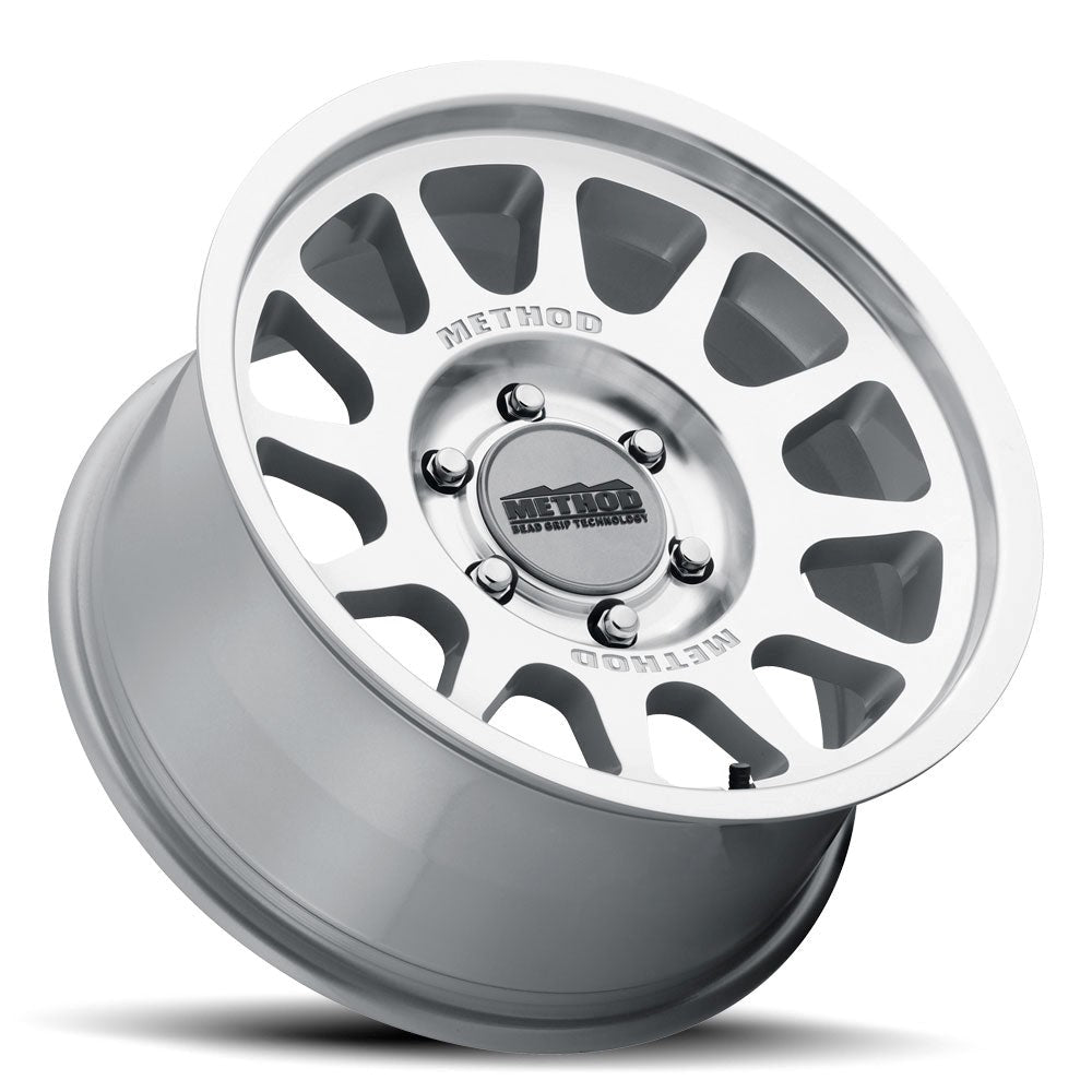 18x9 Method Race Wheels MR703 Bead Grip Machined - Clear Coat Wheel 6x5.5 (12mm)