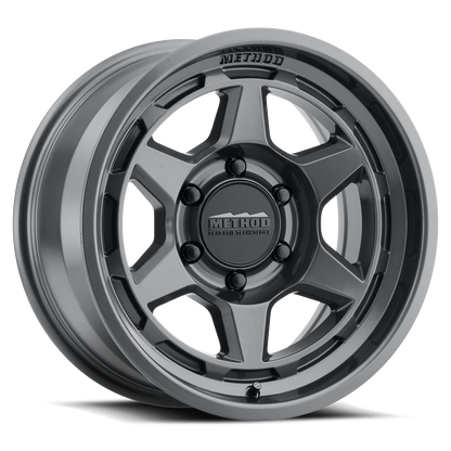 17x8.5 Method MR708 Bead Grip Gloss Titanium Wheel 6x135 (0mm)