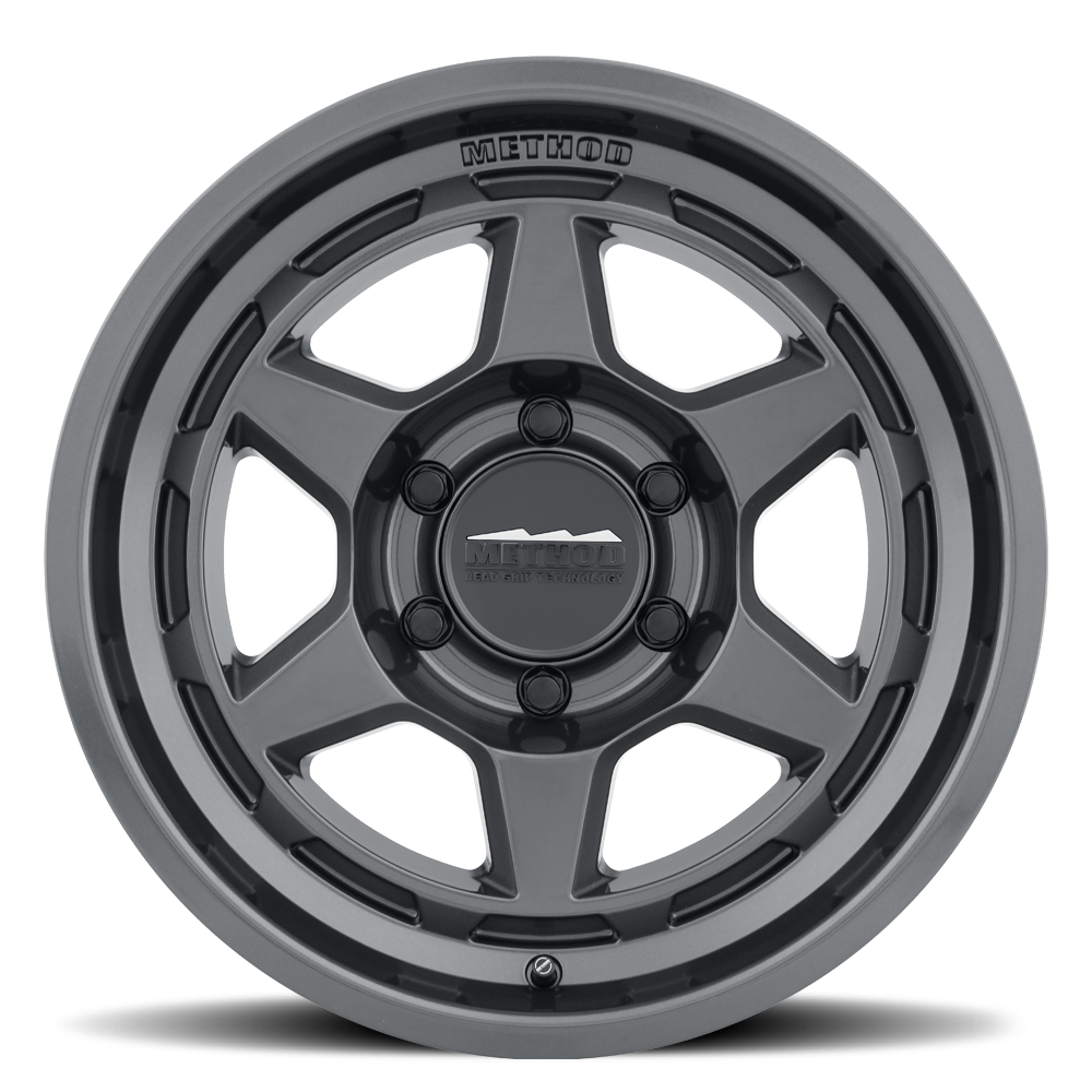 17x8.5 Method MR708 Bead Grip Gloss Titanium Wheel 6x135 (0mm)