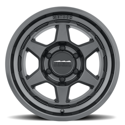 17x8.5 Method MR708 Bead Grip Gloss Titanium Wheel 6x135 (0mm)