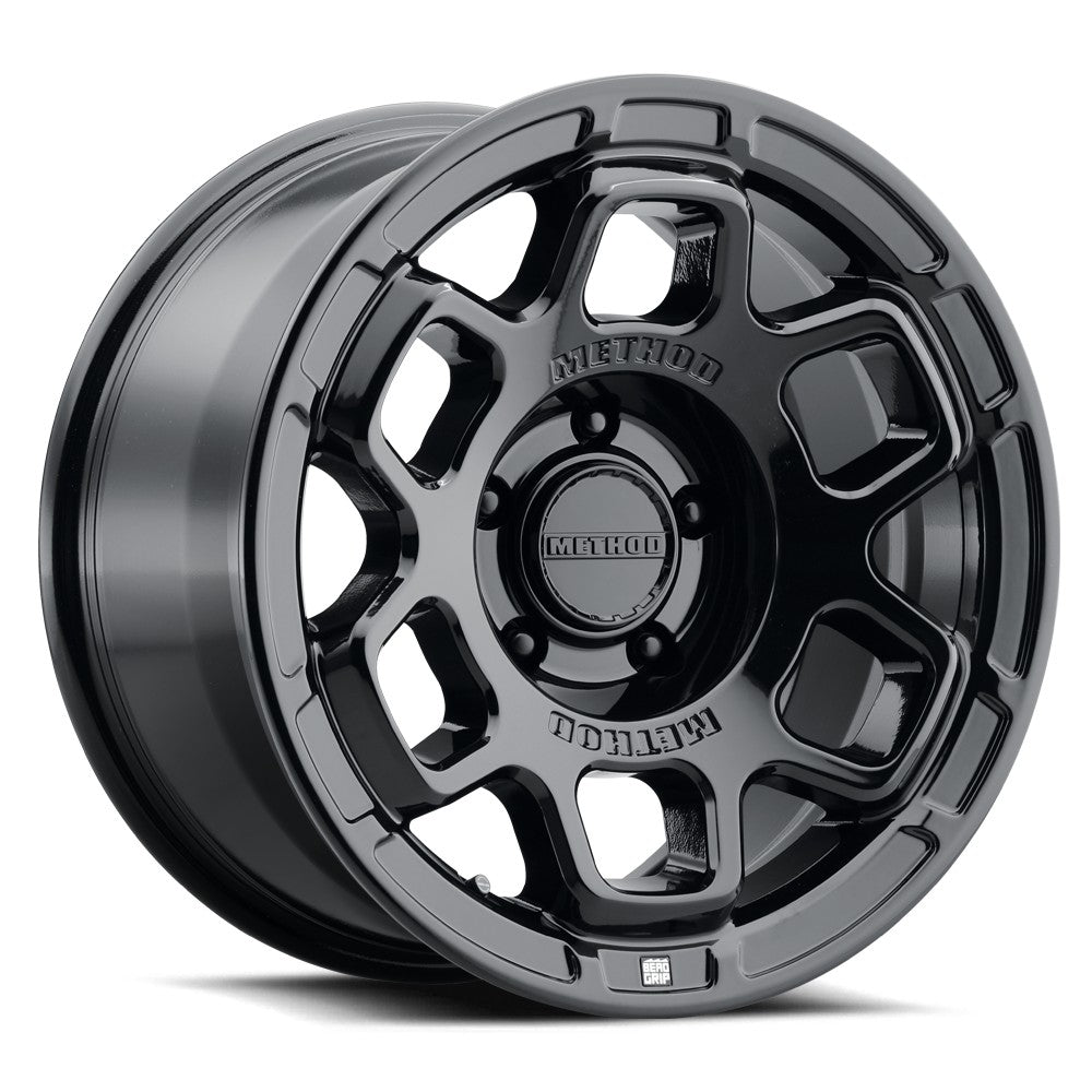 17x8.5 Method Race Wheels MR710 HD Bead Grip Gloss Black Wheel 5x5 (0mm)