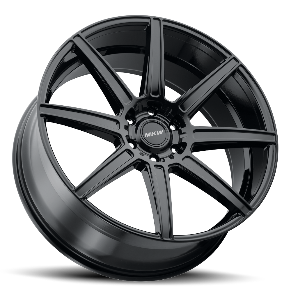 22x9.5 MKW M141 Gloss Black Wheel 6x5.5 (20mm)