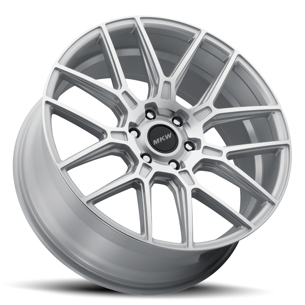 24x10 MKW M142 Silver Machined Wheel 6x5.5 (20mm)
