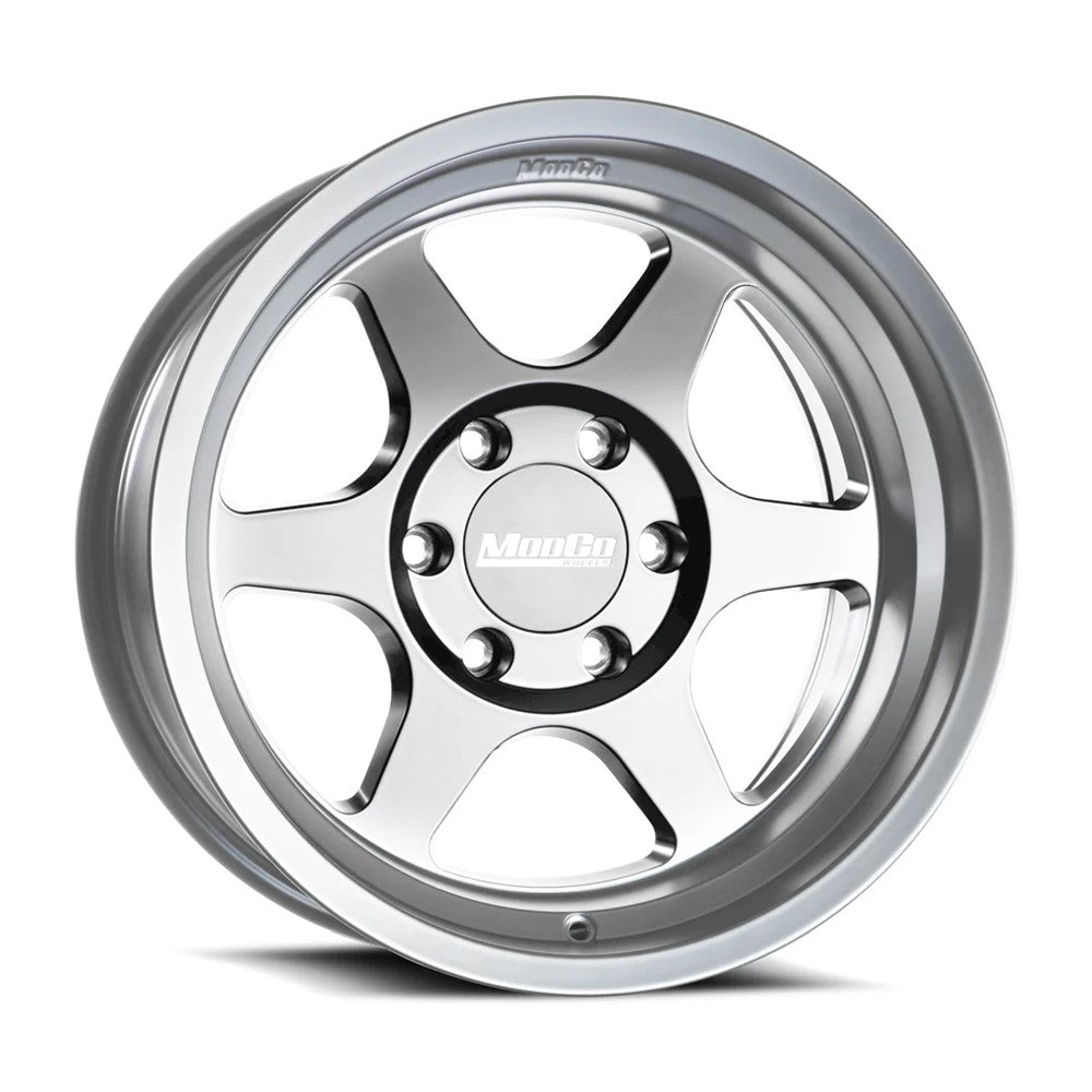 17x9 ModCo Wheels M71 Machined With Clear Wheel 6x5.5 (-25mm)