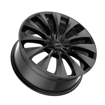 20x8.5 Motiv 436B Gloss Black Wheel 5x108 (40mm)