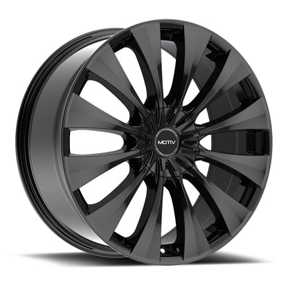 20x8.5 Motiv 436B Gloss Black Wheel 5x108 (40mm)