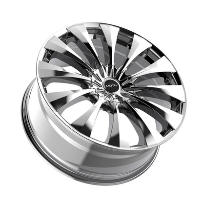 20x8.5 Motiv 436C Chrome Plated Wheel 5x4.5 (40mm)
