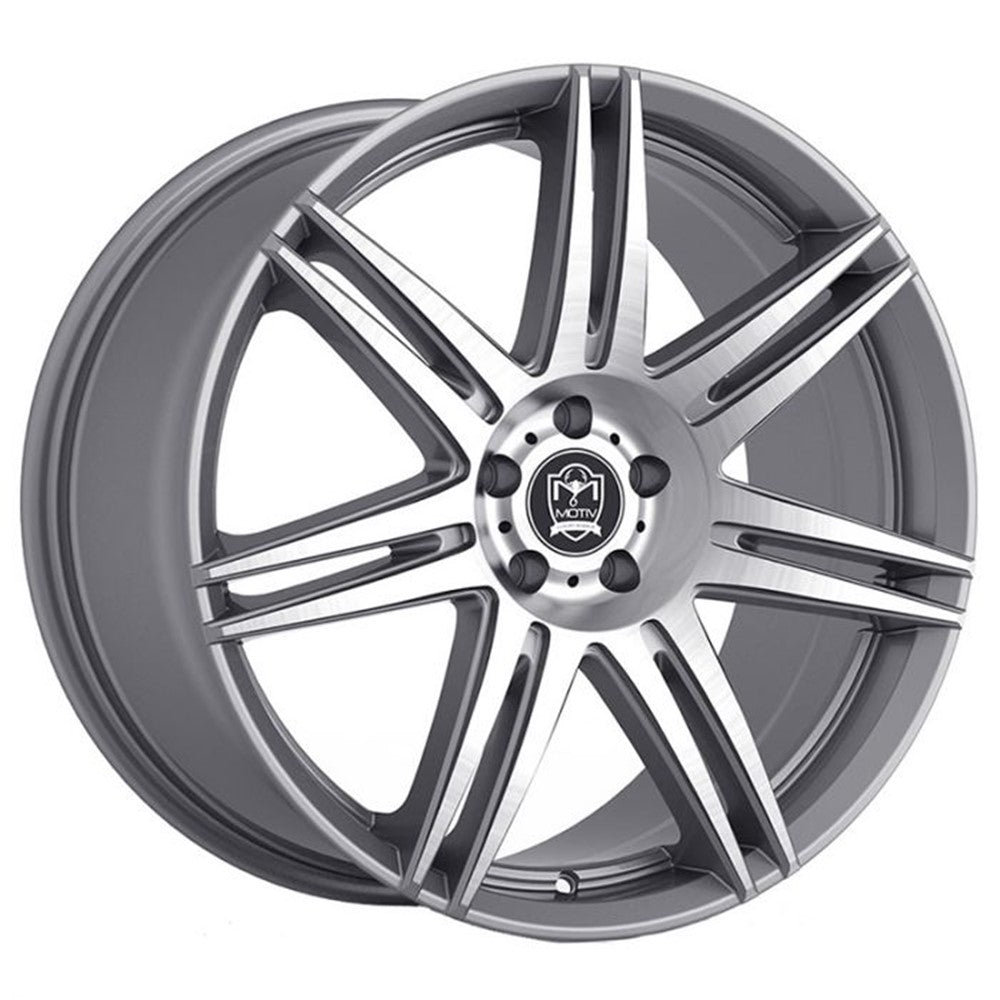 20x8.5 Motiv 414AB Modena Anthracite Wheel 5x4.5 +40