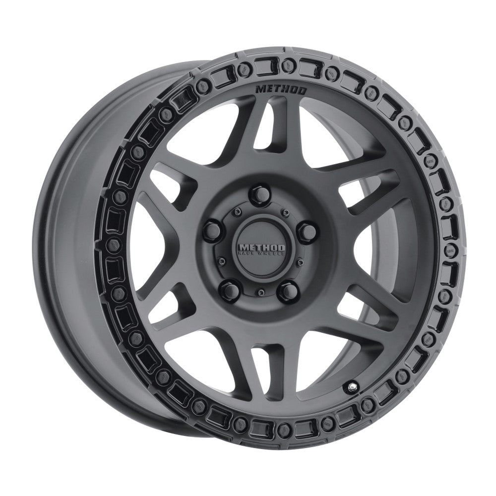 17x8.5 Method MR312 Matte Black W/ Gloss Black Lip Wheel 5x150 (0mm)