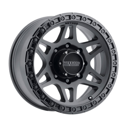 18x9 Method MR312 Matte Black W/ Gloss Black Lip Wheel 8x170 (18mm)