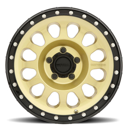 20x9 Method MR315 Gold W/ Black Lip Wheel 5x5 (18mm)
