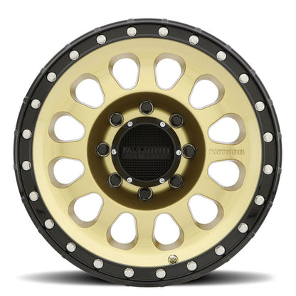 20x10 Method MR315 Gold W/ Black Lip Wheel 8x6.5 (-18mm)