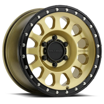 17x9 Method MR315 Gold/Black Street Loc Wheel 8x170 (-12mm)