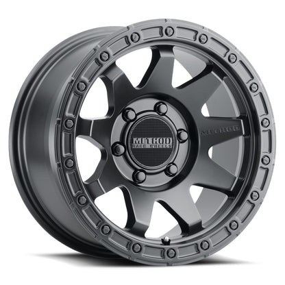 17x9 Method MR317 Matte Black Wheel 6x5.5 (-12mm)