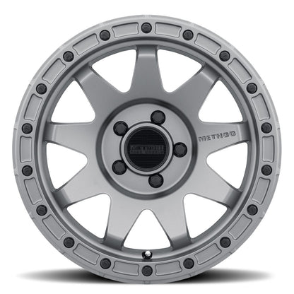 17x9 Method 317T Titanium Wheel 5x5 (-12mm)
