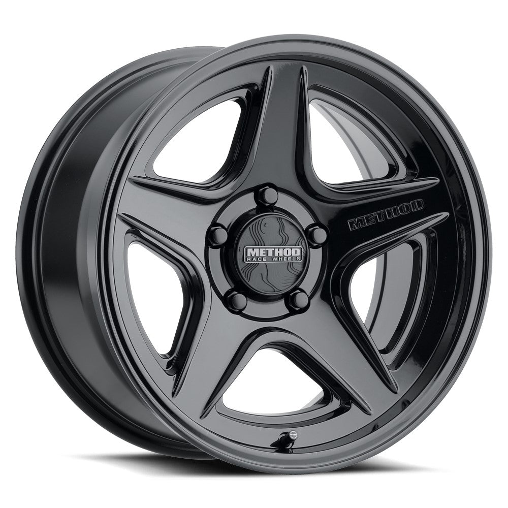 17x8.5 Method 319B Gloss Black Wheel 5x5 (0mm)