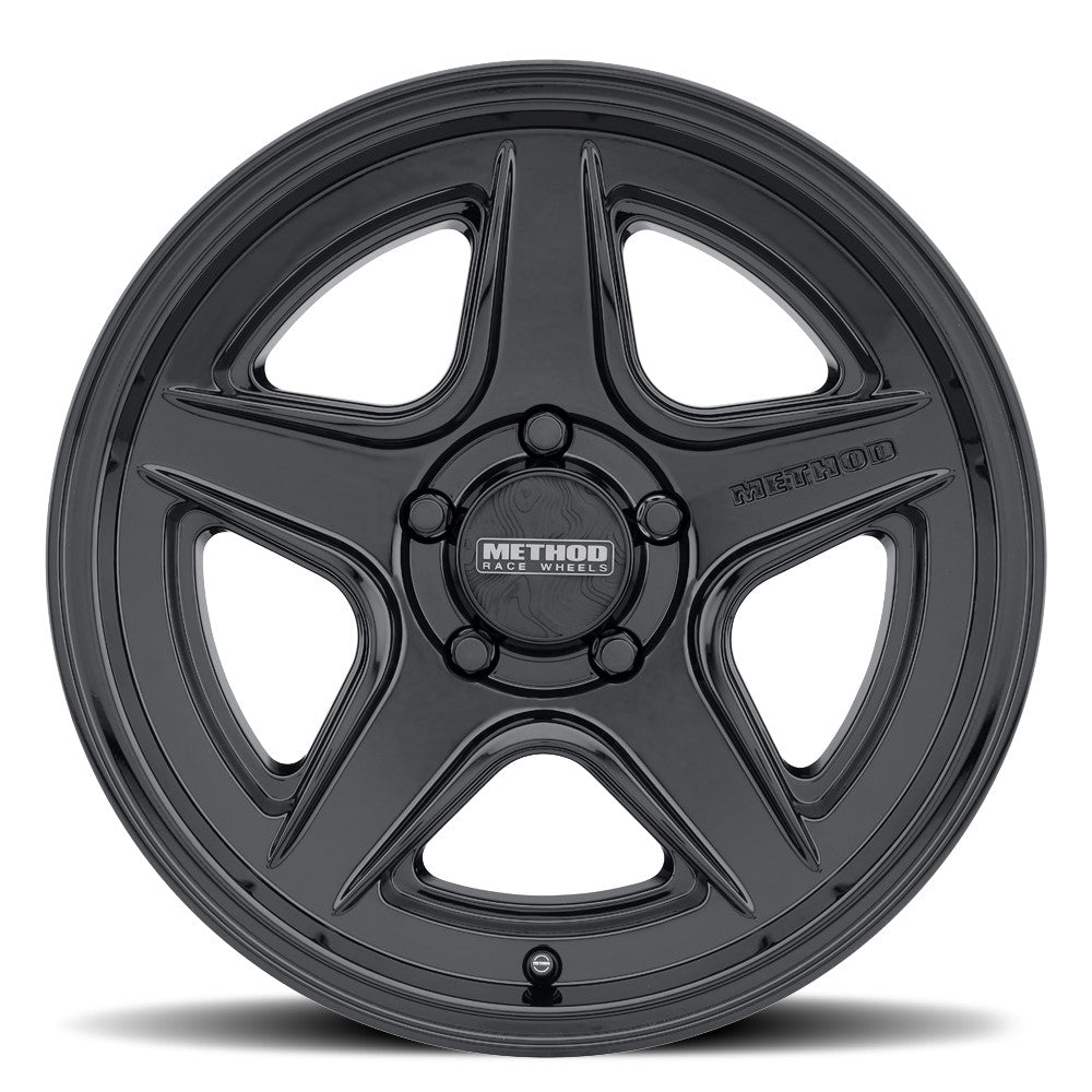 17x8.5 Method 319B Gloss Black Wheel 5x5 (0mm)